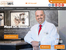 Tablet Screenshot of centerforsmiles.com
